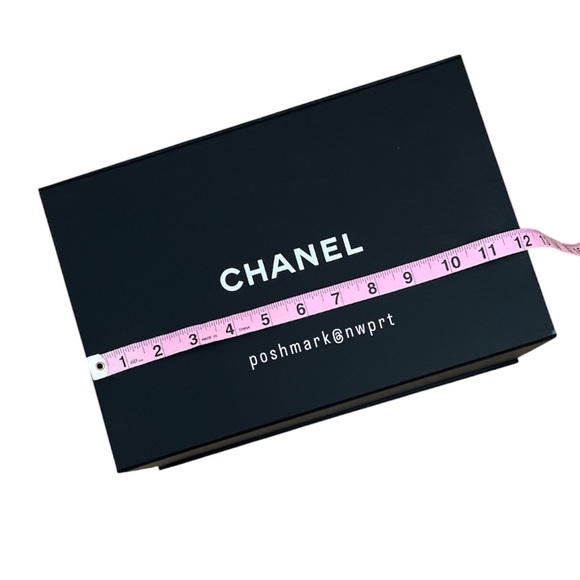 CHANEL Empty Box Magnetic Gift Bag Purse Rectangular Mini Boy WOC Caviar Black - Picture 8 of 10